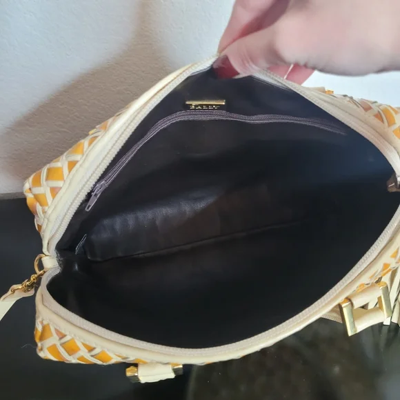 Bally Intrecciato Woven Leather Satchel - Picture 12 of 16